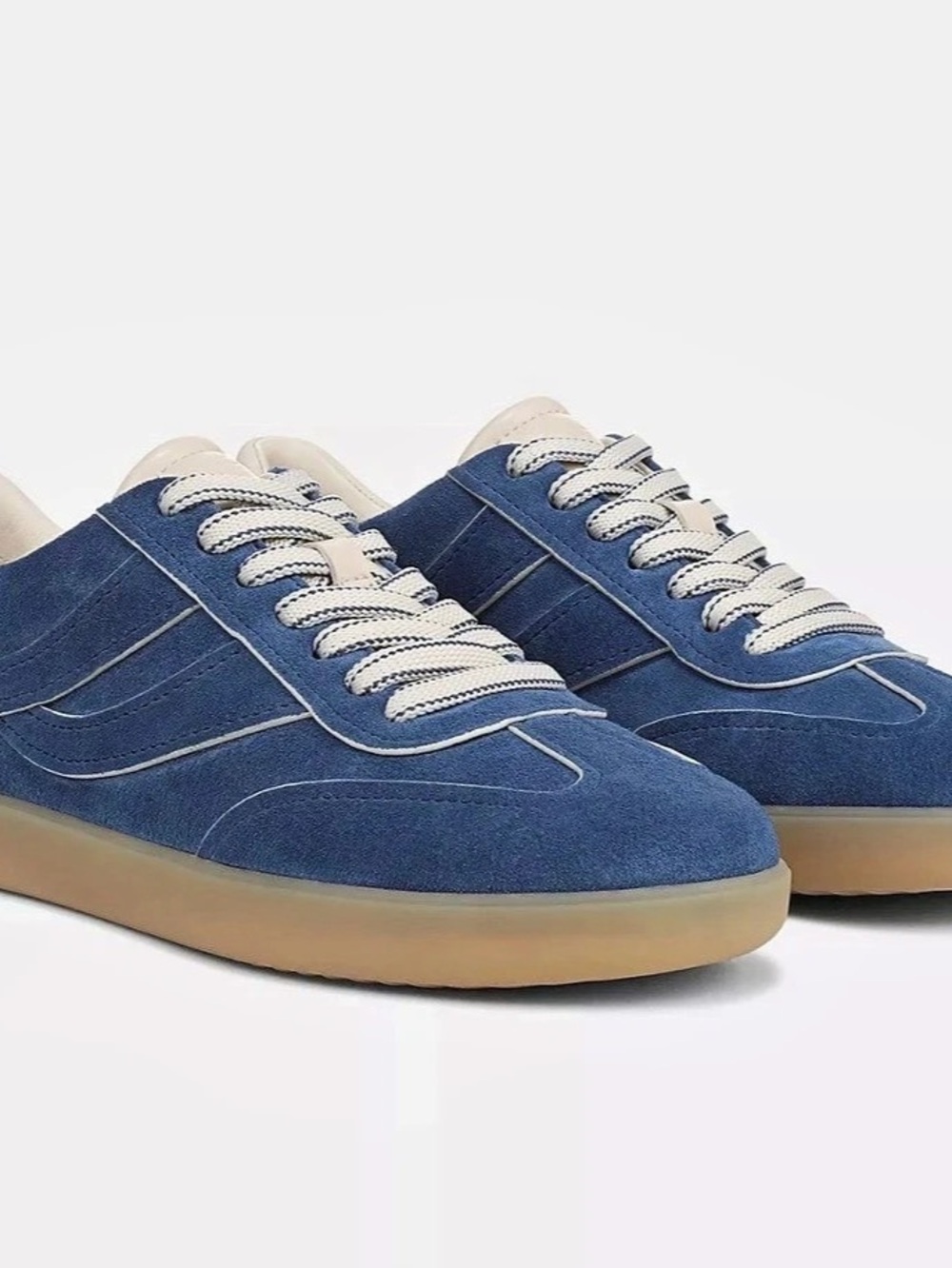 Vince oasis  Suede Sneaker Sneakers in Blue & White